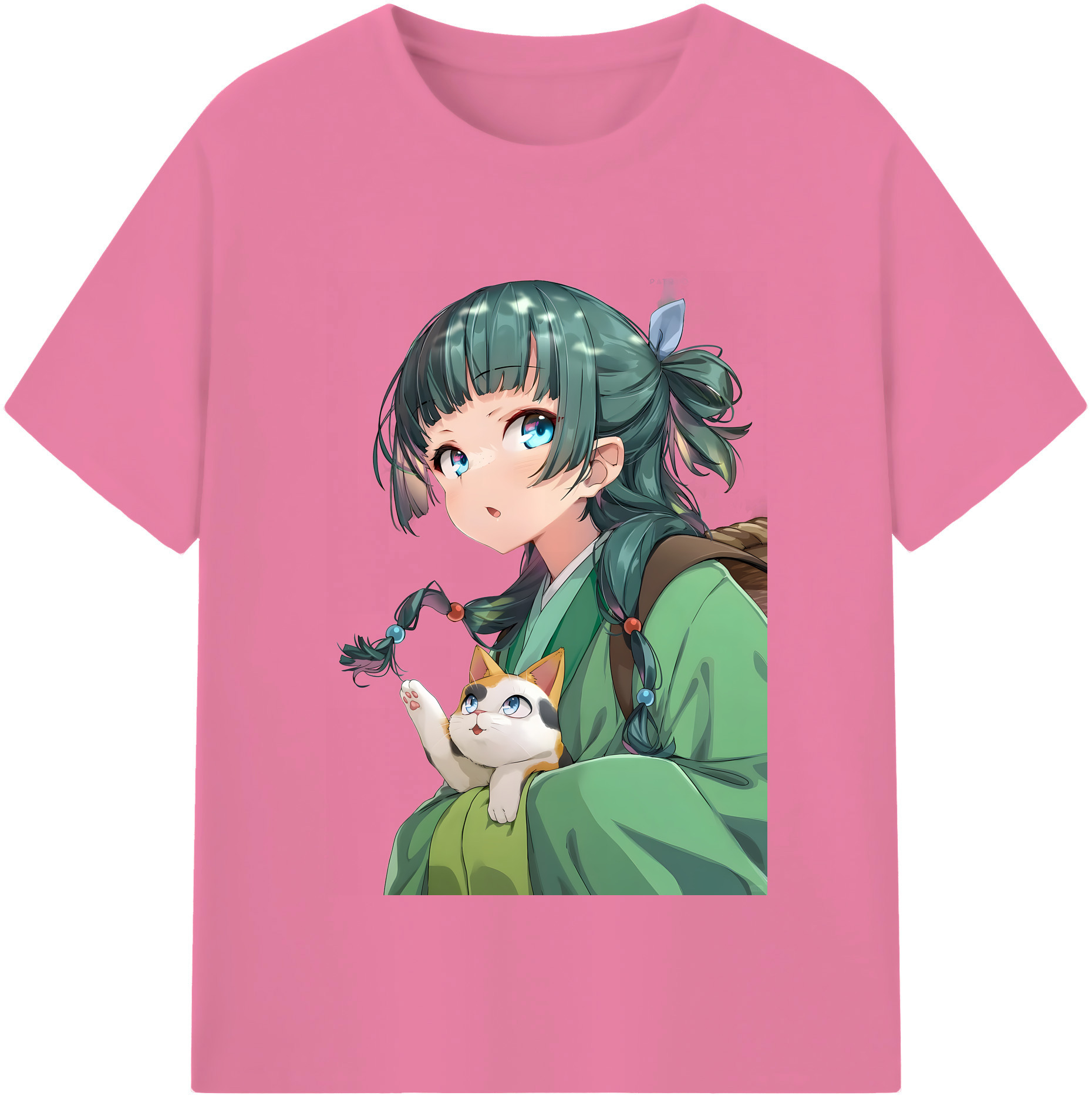 （画像用） 薬屋のひとりごと The Apothecary Diaries 綿100％半袖Tシャツ（フロントプリント）